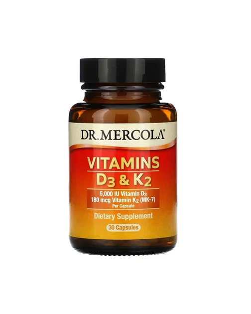 Витамины D3 и K2 Dr. Mercola 30 кап 20205550 - Фото 1 Витамины D3 и K2 Dr. Mercola 30 кап 20205550 - изображение 1