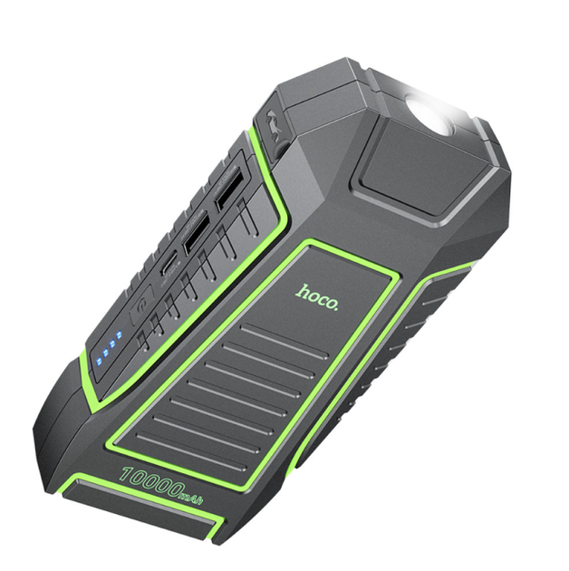 Бустер Hoco QS1 Spring 10000mAh пусковое устройство 12V с фонарём - изображение 7