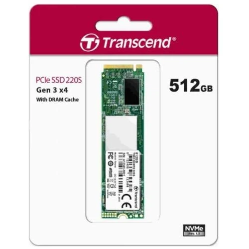 Твердотельный накопитель SSD 512Gb, Transcend 220S, PCI-E 3.0 x4, M.2 (TS512GMTE220S) - Фото 2 Твердотельный накопитель SSD 512Gb, Transcend 220S, PCI-E 3.0 x4, M.2 (TS512GMTE220S) - изображение 2