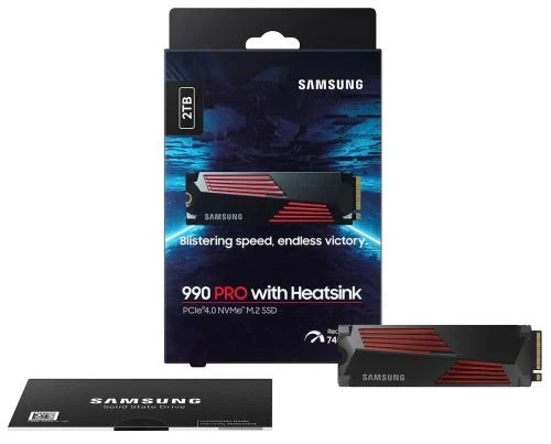 Твердотельный накопитель SSD 2Tb, Samsung 990 Pro, PCI-E 4.0 x4, M.2 (MZ-V9P2T0CW) - изображение 3