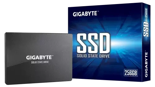 Твердотельный накопитель SSD 256Gb, Gigabyte, SATA3, 2.5" (GP-GSTFS31256GTND) - Фото 1 Твердотельный накопитель SSD 256Gb, Gigabyte, SATA3, 2.5" (GP-GSTFS31256GTND) - изображение 1