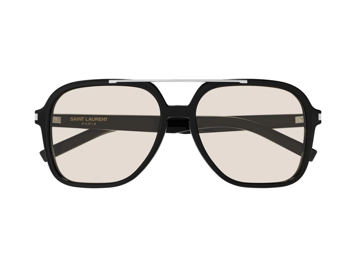 Сонцезахисні окуляри жіночі Saint Laurent SL 545 - 001 Black Sunglasses Woman - Фото 2 Сонцезахисні окуляри жіночі Saint Laurent SL 545 - 001 Black Sunglasses Woman - зображення 2