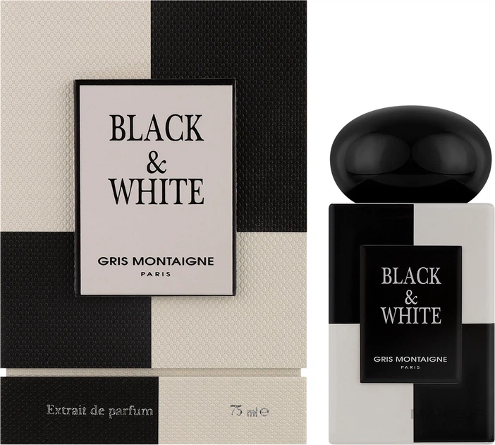 Gris Montaigne Paris Black & White 75 мл Парфуми - Фото 2 Gris Montaigne Paris Black & White 75 мл Парфуми - зображення 2