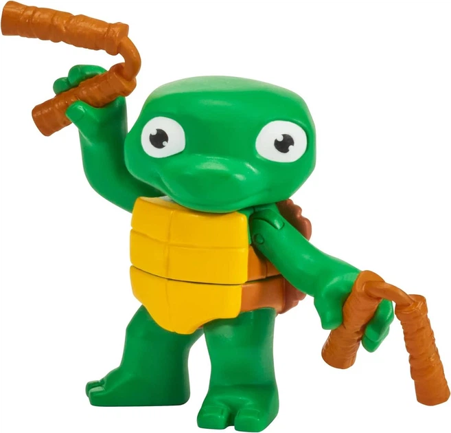 Фігурки черепашки Playmates Teenage Mutant Ninja Turtles Michelangelo and Raphael малюки Мікеланджело та Рафаель - зображення 2