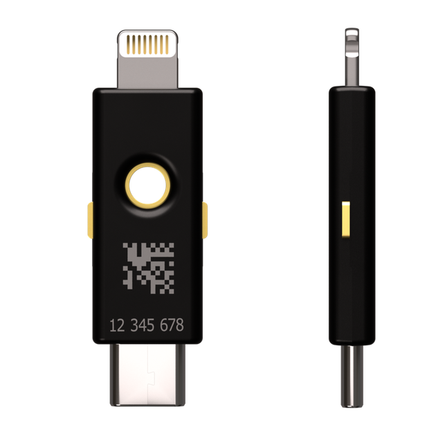 Апаратний ключ Yubico Yubikey 5Ci USB Type-C, Lightning (683072) - изображение 3