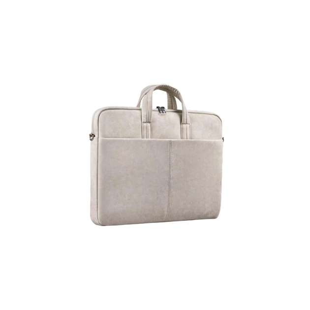 Сумка для ноутбука Defender 15.6" Solid PU beige - Фото 2 Сумка для ноутбука Defender 15.6" Solid PU beige - изображение 2