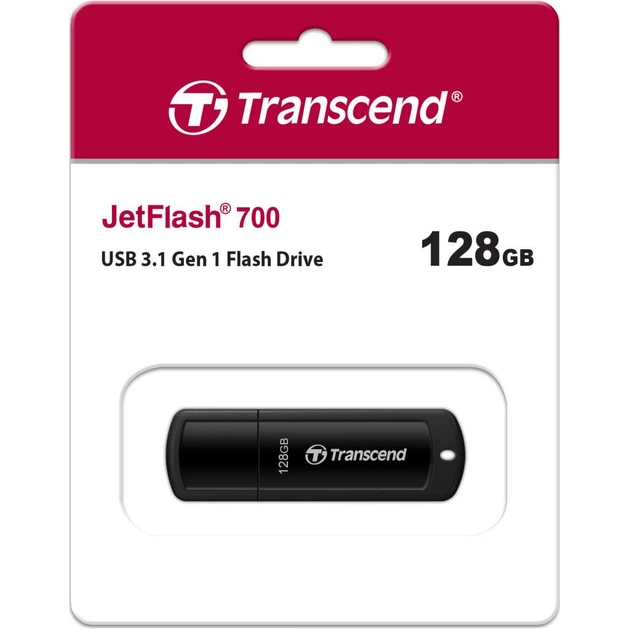 USB флеш накопитель Transcend 128GB JetFlash 700 USB 3.0 - Фото 3 USB флеш накопитель Transcend 128GB JetFlash 700 USB 3.0 - изображение 3