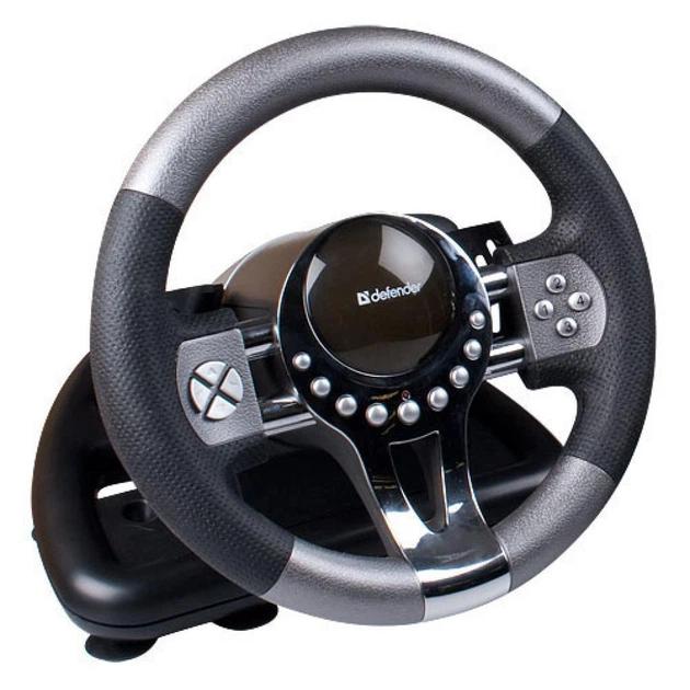 Кермо Defender Forsage GTR для PC - Фото 2 Кермо Defender Forsage GTR для PC - зображення 2