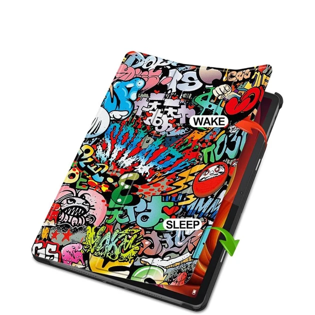Чехол для планшета BeCover Smart Case Lenovo Tab K11 Plus TB-352F 11.45" Graffiti - Фото 4 Чехол для планшета BeCover Smart Case Lenovo Tab K11 Plus TB-352F 11.45" Graffiti - изображение 4