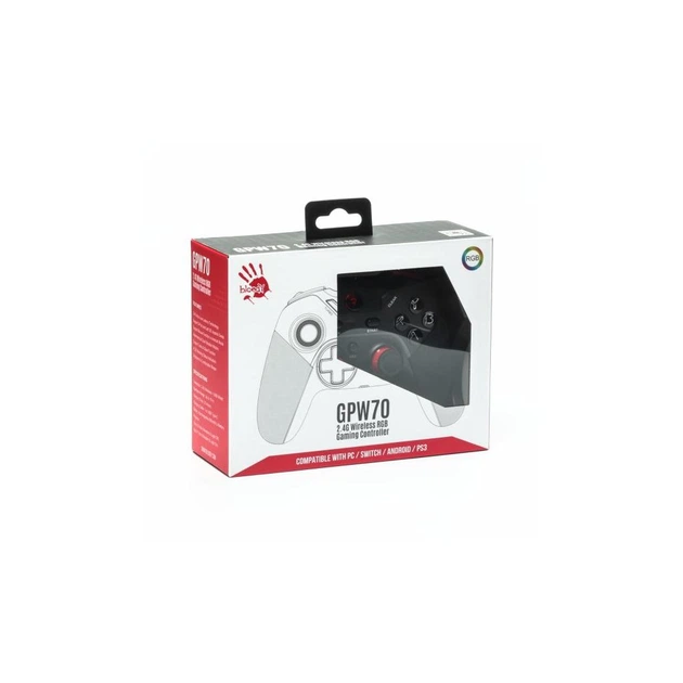Геймпад A4Tech Bloody GPW70 Wireless/USB Sports Black - Фото 9 Геймпад A4Tech Bloody GPW70 Wireless/USB Sports Black - изображение 9