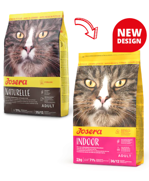 Сухой корм JOSERA Indoor (Naturelle) беззерновой для домашних и стерилизованных кошек 2 кг - изображение 2