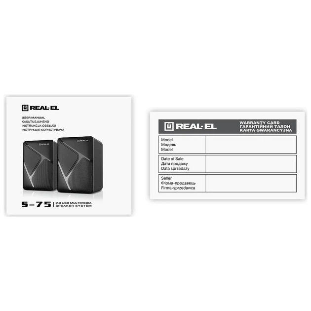 Акустическая система REAL-EL S-75 Black - изображение 6