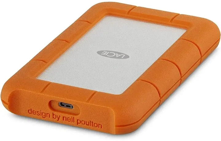Жорсткий диск LaCie Rugged 1 TB STFR1000800 2.5" USB-C External - зображення 2