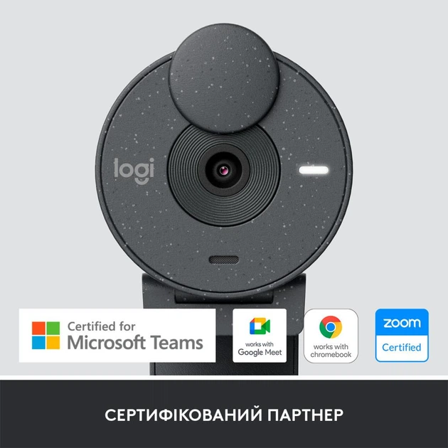 Веб-камера Logitech Brio 305 FHD for Business Graphite - изображение 6