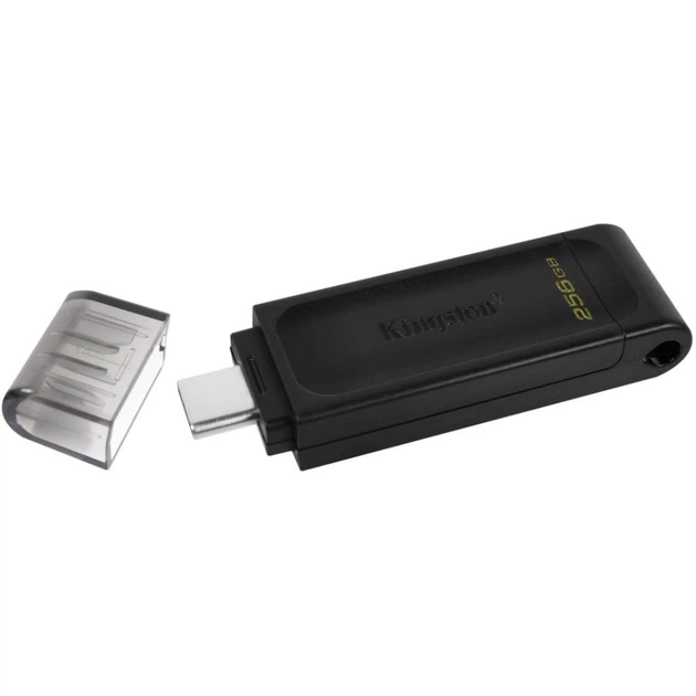 USB флеш накопичувач Kingston 256GB DataTraveller 70 USB 3.2/Type-C - Фото 4 USB флеш накопичувач Kingston 256GB DataTraveller 70 USB 3.2/Type-C - зображення 4
