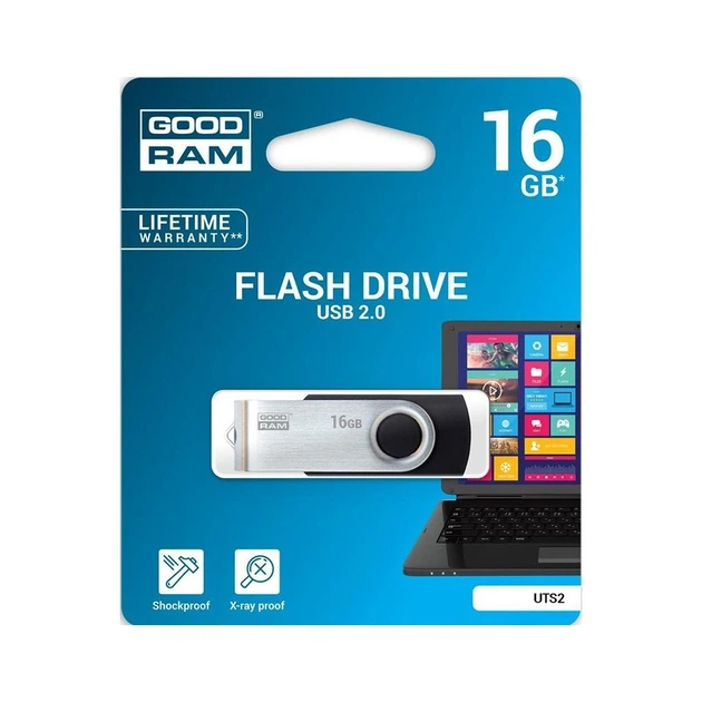 USB флеш накопитель Goodram 16GB Twister Black USB 2.0 - Фото 5 USB флеш накопитель Goodram 16GB Twister Black USB 2.0 - изображение 5