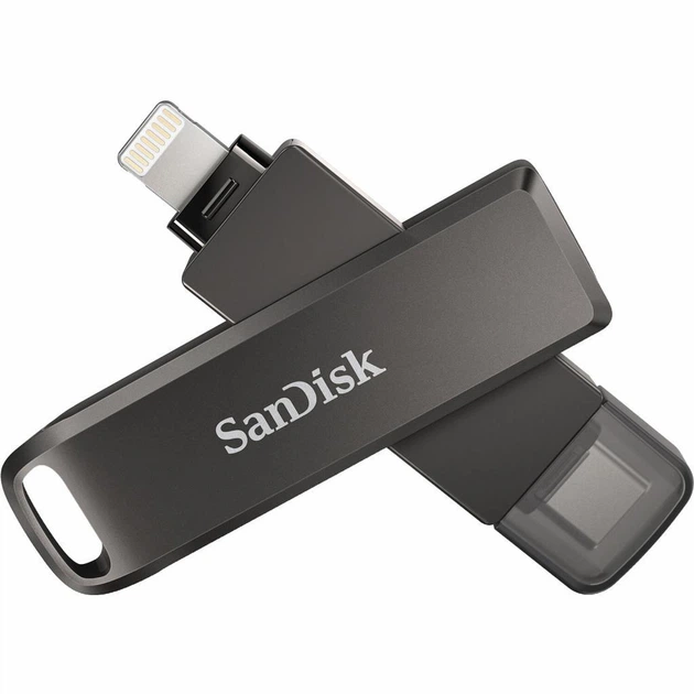 USB флеш накопитель SanDisk 64GB iXpand Drive Luxe Type-C /Lightning - изображение 3