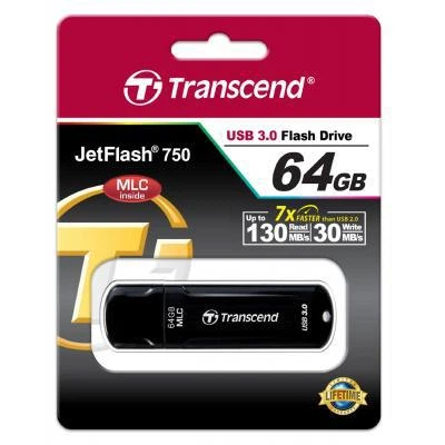 USB флеш накопитель Transcend 64GB JetFlash 750 USB 3.0 - Фото 5 USB флеш накопитель Transcend 64GB JetFlash 750 USB 3.0 - изображение 5