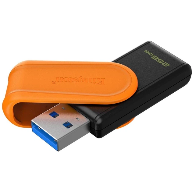 USB флеш накопичувач Kingston 256GB DataTraveler Exodia S Black/Orange USB 3.2 - Фото 2 USB флеш накопичувач Kingston 256GB DataTraveler Exodia S Black/Orange USB 3.2 - зображення 2