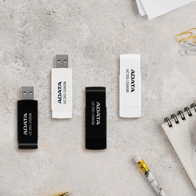USB флеш накопичувач ADATA 64GB UC310 Black USB 3.0 - зображення 8