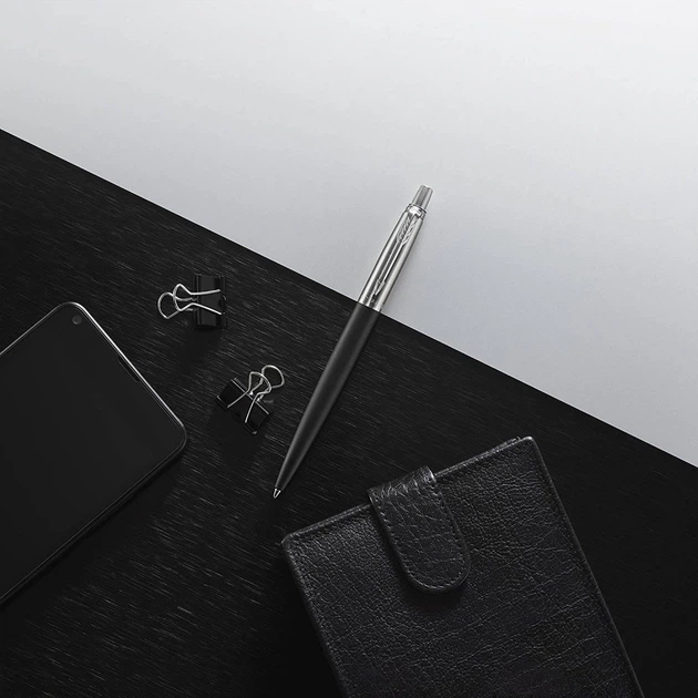 Ручка кулькова Parker JOTTER 17 Bond Street Black CT BP блістер (16 236) - Фото 6 Ручка кулькова Parker JOTTER 17 Bond Street Black CT BP блістер (16 236) - изображение 6