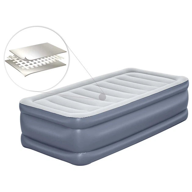 Materac dmuchany Bestway z wbudowaną pompką elektryczną 191 x 97 x 51 cm 6713G (6941607326398) - obraz 6