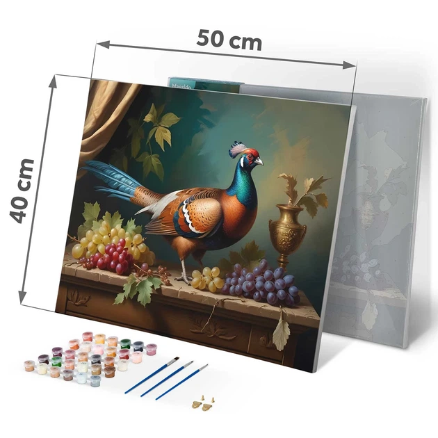 Картина за номерами Massido Фазан 40 x 50 см 699007 (5903890623883) - зображення 5