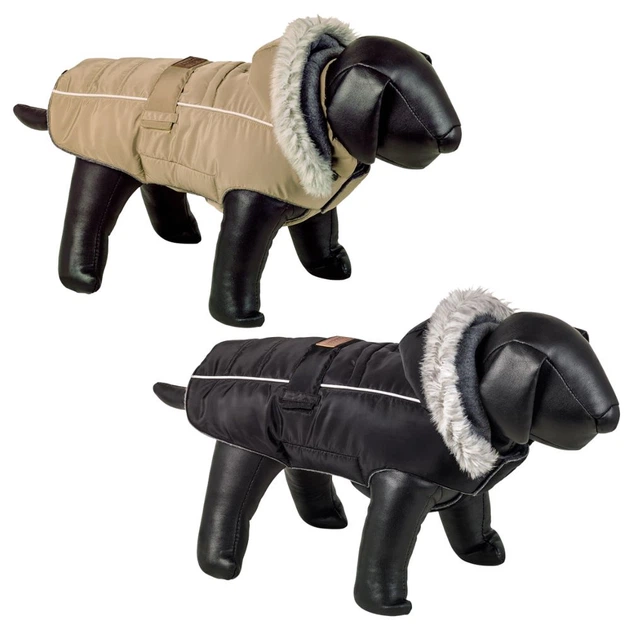 Теплое пальто для собак со съемным капюшоном Boka Dog Coat Hood Nobby Черный 26 см - изображение 5