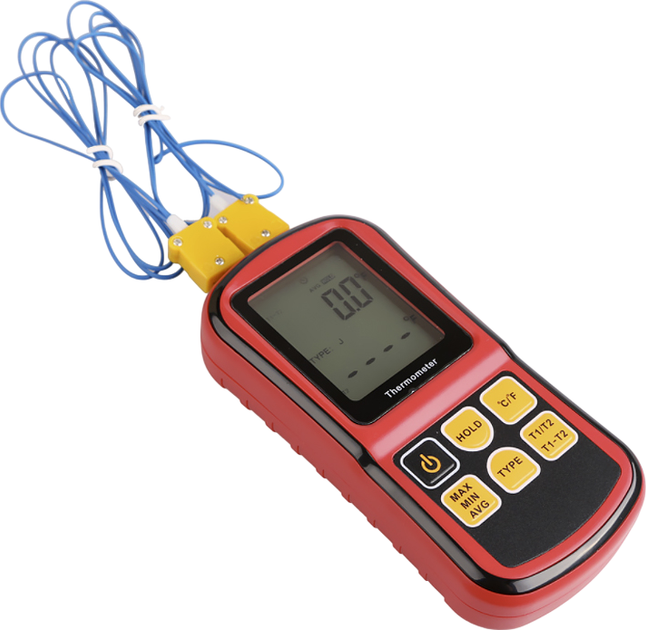 Цифровий термометр Benetech GM1312 з термопарами K-J-T-E-R-N-S (5904041106798) - зображення 3