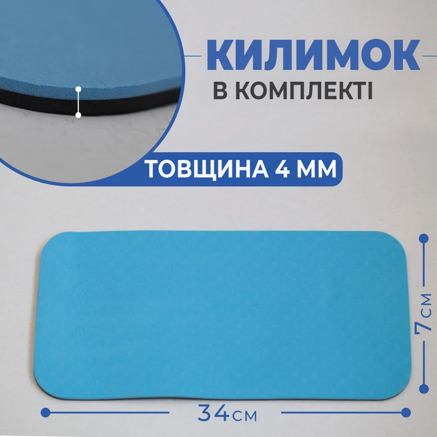 Роликовый тренажер для пресса с обратным механизмом Фитнес ролик для тренировок с счетчиком - Фото 6 Роликовый тренажер для пресса с обратным механизмом Фитнес ролик для тренировок с счетчиком - изображение 6