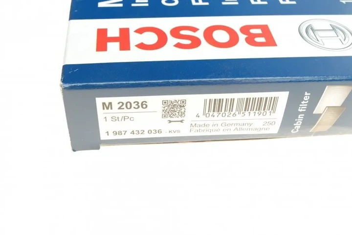 Фільтр салону BMW 3 (E46) 98-05/X3 04- BOSCH 1 987 432 036 - Фото 5 Фільтр салону BMW 3 (E46) 98-05/X3 04- BOSCH 1 987 432 036 - изображение 5