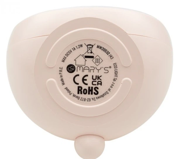 Нічник‑будильник Mary's Зайчик Рожевий (MW20532) (5905036205328) - зображення 4
