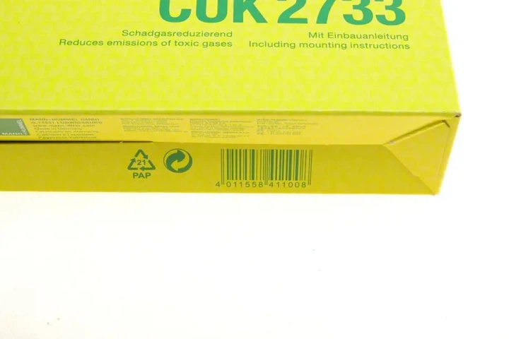 Фільтр салону Land Rover Discovery Sport/Evoque 14-/Freelander 2 /Volvo S60 II/S80 II 06- (вугільний) MANN-FILTER CUK 2733 - изображение 5
