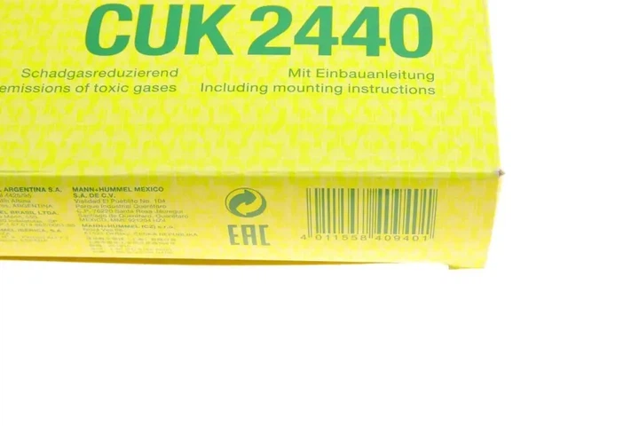 Фільтр салону Ford Focus 1.6i-2.0TDCI 04- (вугільний) MANN-FILTER CUK 2440 - изображение 4