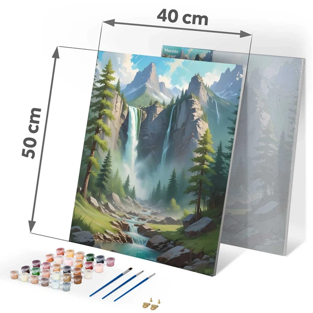 Картина за номерами Massido Гірський пейзаж 40x50 см 699011 (5903890623920) - зображення 5