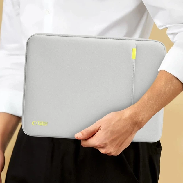 Чехол-папка Tech-Protect Defender 15-16" Crayon Grey (5906302360697) - Фото 15 Чехол-папка Tech-Protect Defender 15-16" Crayon Grey (5906302360697) - изображение 15