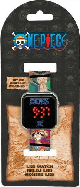 Дитячий цифровий годинник Kids Euroswan One Piece LED (OP00005) (8435507889513) - зображення 1