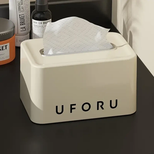 Коробка для серветок Uforu D2091 Бежевий - зображення 4