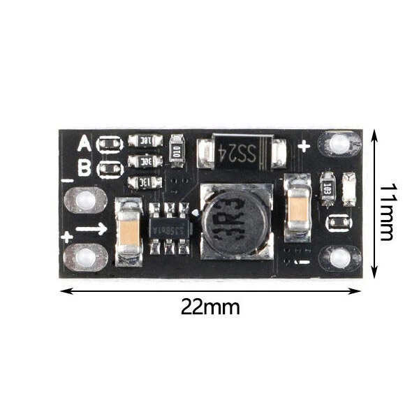 Миниатюрный модуль питания Mini Step Up Converter 3.7V to 12V - 636026 - Фото 1 Миниатюрный модуль питания Mini Step Up Converter 3.7V to 12V - 636026 - изображение 1