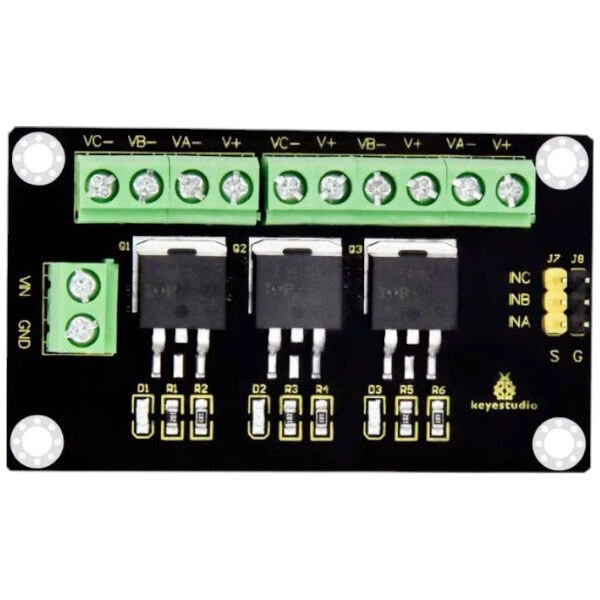 3-х канальний MOSFET модуль на IRF540NS для Arduino від Keyestudio - 607374 - изображение 3