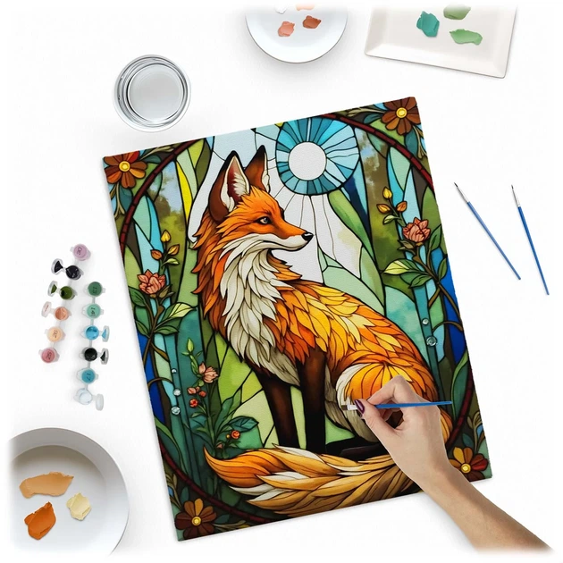 Картина за номерами Massido Лис 40x50 см 699020 (5903890631116) - зображення 3