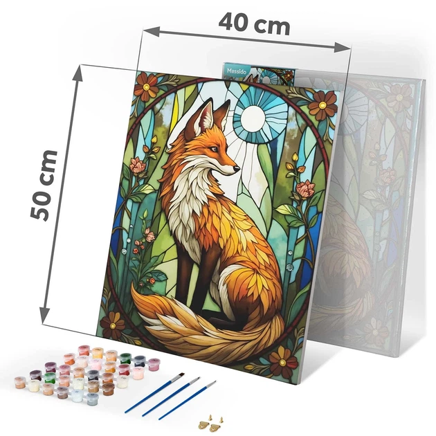 Картина за номерами Massido Лис 40x50 см 699020 (5903890631116) - зображення 5