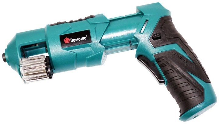 Аккумуляторная отвертка Domotec 3.6V с набором бит 6 шт | Электроотвертка для дома, сборки мебели и ремонта - Фото 5 Аккумуляторная отвертка Domotec 3.6V с набором бит 6 шт | Электроотвертка для дома, сборки мебели и ремонта - изображение 5