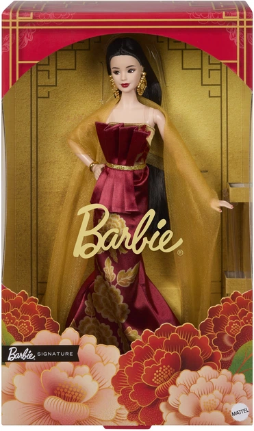 Коллекционная кукла Barbie Лунный Новый год (JJX83) - Фото 7 Коллекционная кукла Barbie Лунный Новый год (JJX83) - изображение 7