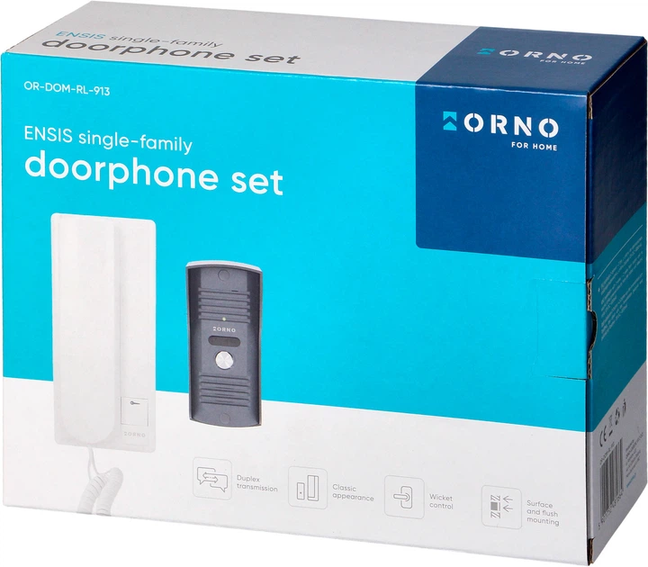 Zestaw domofonowy ORNO ENSIS White (OR-DOM-RL-913) - obraz 12