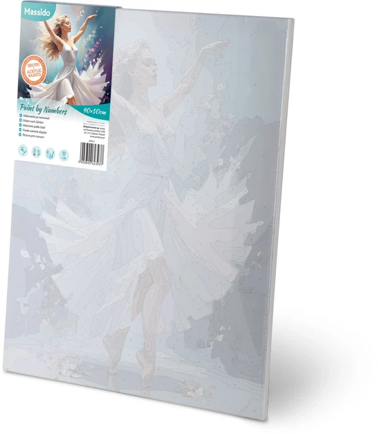 Картина за номерами Massido Танцююча жінка 40x50 см 699012 (5903890623937) - зображення 2