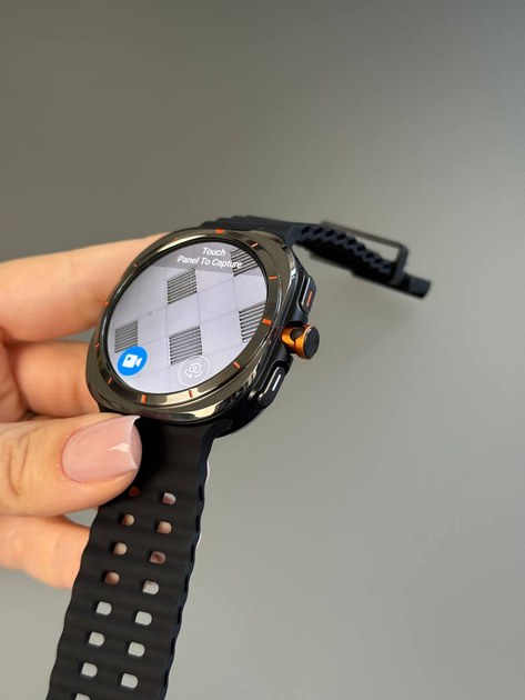 Смарт-годинник Ultra Titanium 5G 47mm чорний +ремінець 47mm силіконовий-чорний - изображение 4
