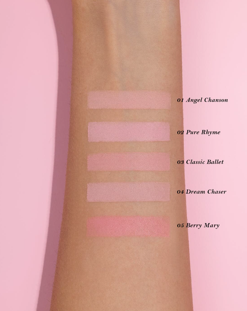 Рум’яна Flower Knows (Флавер Ноуз) Strawberry Rococo Embossed Blush — стійкий природний рум’янець, 5 г, відтінок 01 Angel Chanson - зображення 2