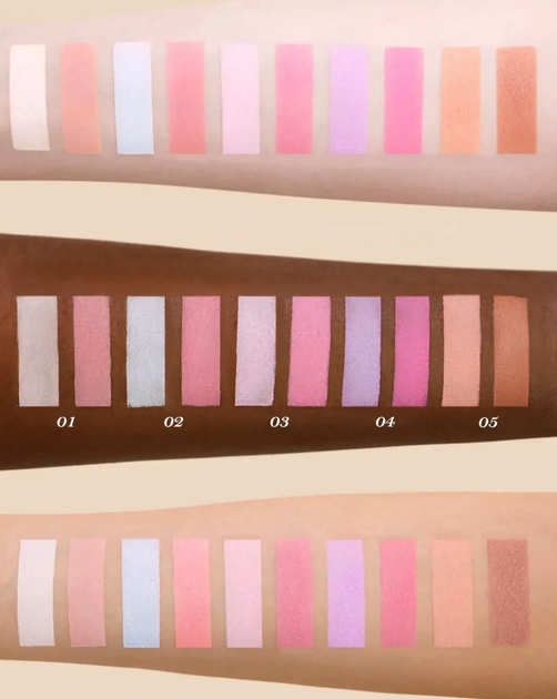 Рум’яна + хайлайтер Flower Knows (Флавер Ноуз) Butterfly Cloud Collar Rouge Box Highlighting & Blush Duo Powder 6 г — відтінок 03 Pastel lotus - зображення 3