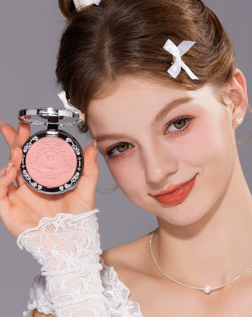Рум’яна Flower Knows (Флавер Ноуз) Swan Ballet Embossed Blush — відтінок 02 Romanticism - 5 г - зображення 3